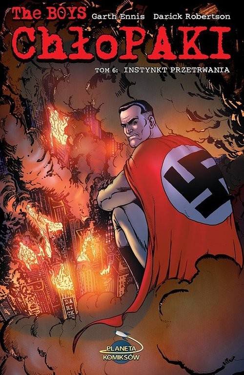 okładka The Boys Chłopaki tom 6 Instynkt przetrwania książka | Garth Ennis, Darick Robertson