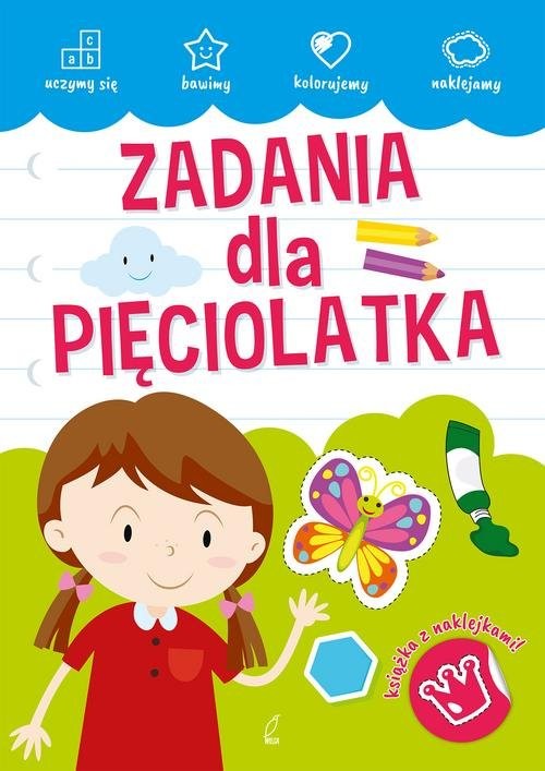 okładka Akademia malucha Zadania dla pięciolatka książka | Opracowanie zbiorowe