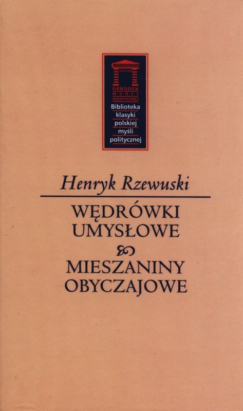 okładka Wędrówki umysłowe Mieszaniny obyczajowe książka | Henryk Rzewuski