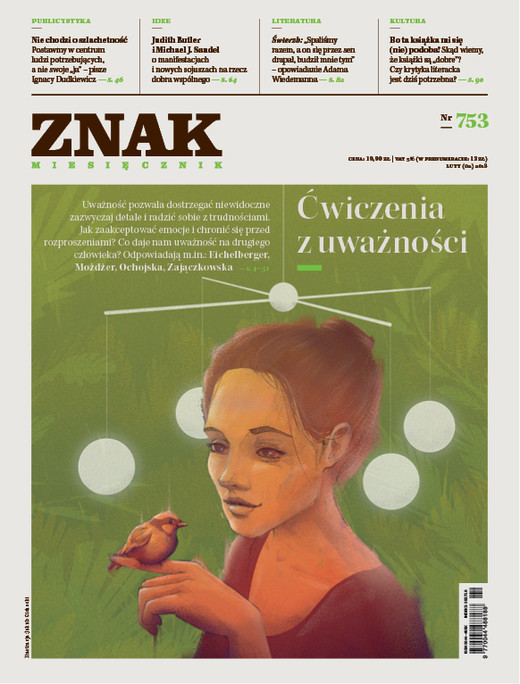 okładka ZNAK 753 2/2018: Ćwiczenia z uważności książka