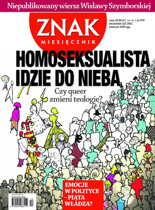 okładka Miesięcznik Znak, numer 679 (grudzień 2011) książka