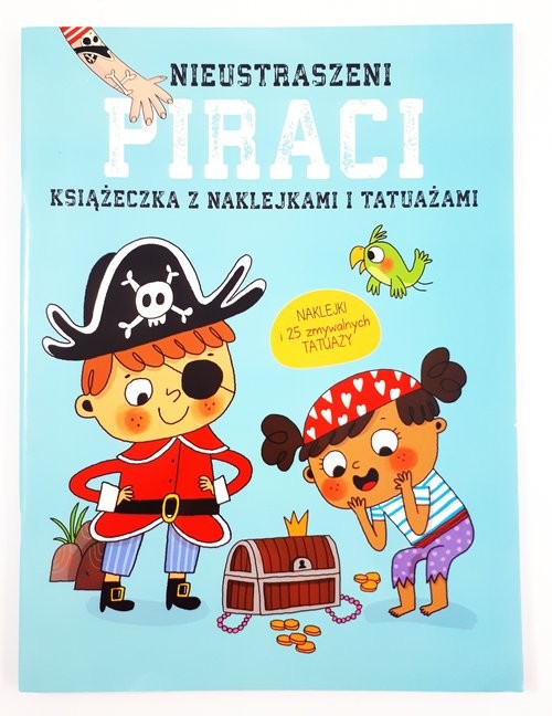 okładka Książeczki z naklejkami i tatuażami Piraci książka