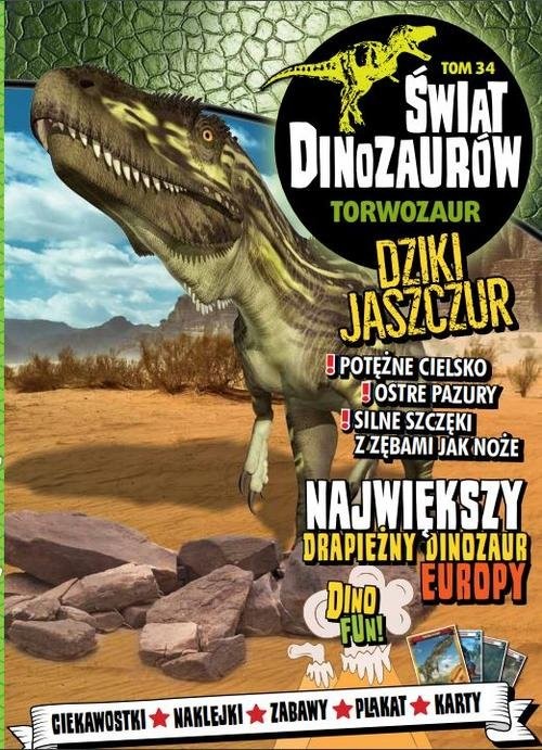okładka Świat Dinozaurów Część 34 Torwozaur książka