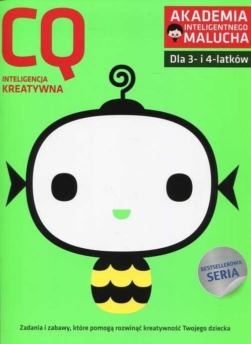 okładka CQ Inteligencja kreatywna Akademia inteligentnego malucha dla 3-4 latków książka