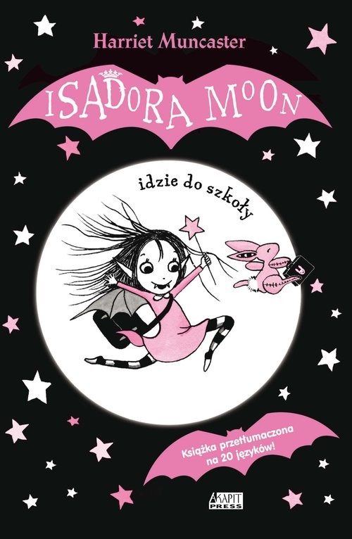 okładka Isadora Moon idzie do szkoły książka | Muncaster Harriet