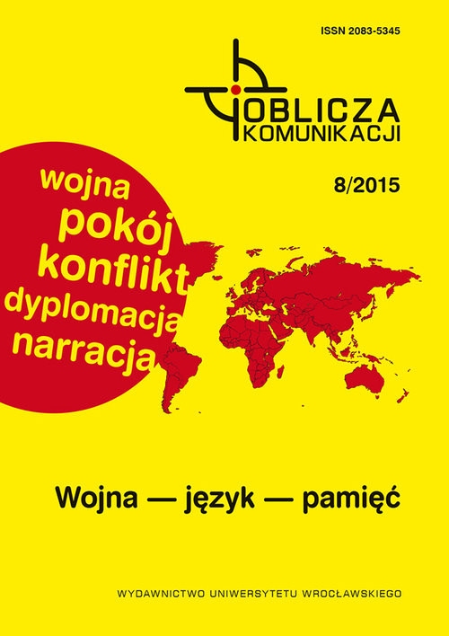 okładka Wojna — język — pamięć książka