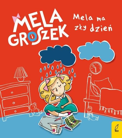 okładka Mela i Groszek Mela ma zły dzień książka | Ewa Skibińska
