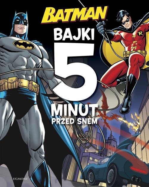 okładka Batman Bajki 5 minut przed snem książka
