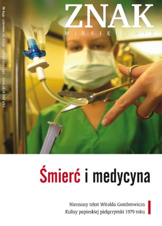 okładka ZNAK 649 6/2009 - Śmierć i medycyna książka