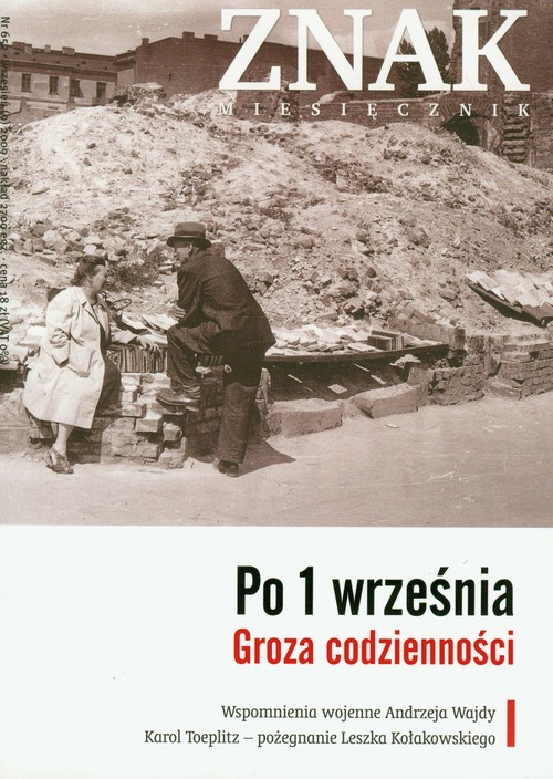 okładka Znak 652 9/2009 Po 1 września groza codzienności książka