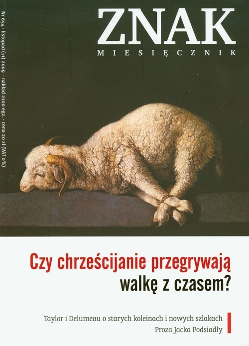 okładka ZNAK 654 11/2009 - Czy chrześcijanie przgrywają walkę z czasem? książka