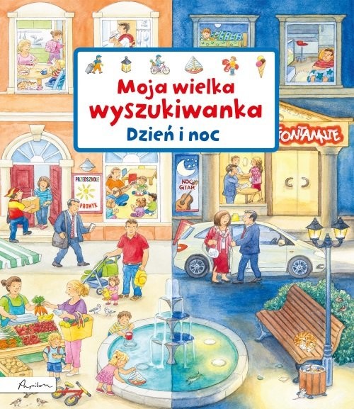 okładka Moja wielka wyszukiwanka Dzień i noc książka | Susanne Gernhauser