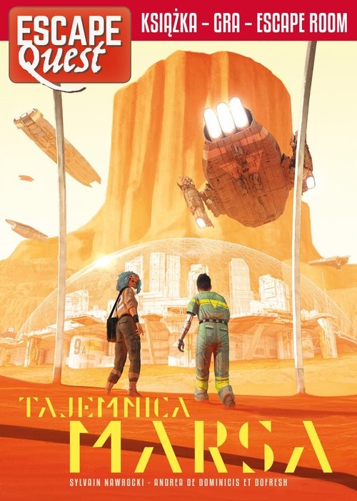 okładka Tajemnica Marsa Escape Quest książka | Sylvain Nawrocki