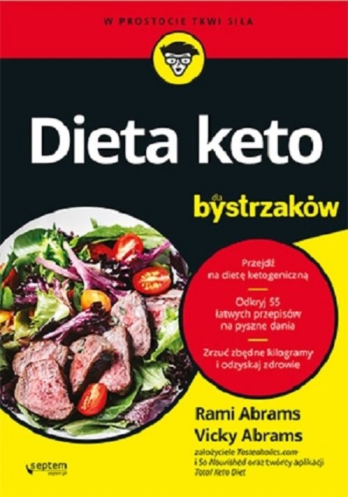 okładka Dieta keto dla bystrzaków książka | Rami Abrams, Vicky Abrams