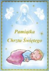 okładka Pamiątka chrztu św. - niebieska książka