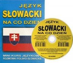 okładka Język słowacki na co dzień Rozmówki +mini kurs +CD książka | Praca Zbiorowa