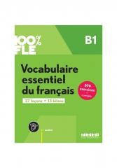 okładka 100% FLE Vocabulaire essentiel du francais B1 +app książka | Praca Zbiorowa