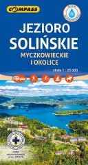 okładka Mapa - Jezioro Solińskie, Myczkowieckie 1:25 000 książka | Praca Zbiorowa