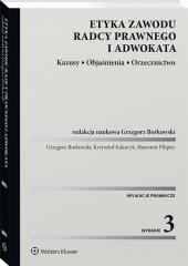 okładka Etyka zawodu radcy prawnego i adwokata książka | Opracowanie zbiorowe