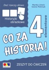okładka Dać rzeczy słowo. Co za historia! ćw. 4 elementy książka | Iwona Pietrzyk, Marika Litwin