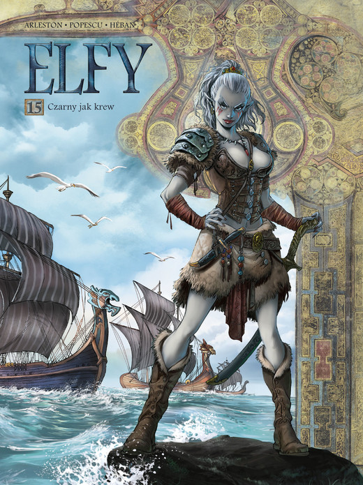 okładka Czarny jak krew. Świat Akwilonu. Elfy. Tom 15 książka | Opracowanie zbiorowe