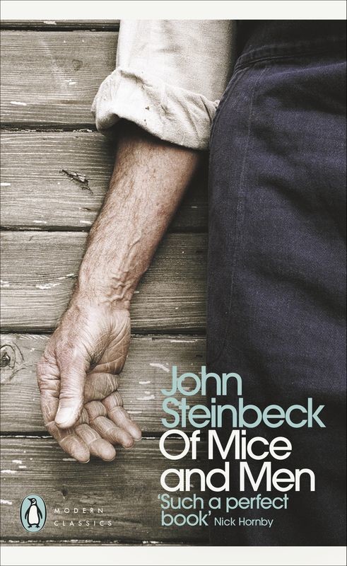 okładka Of Mice and Men wer. angielska książka | John Steinbeck