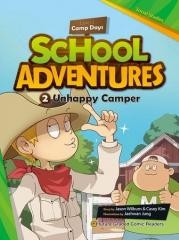 okładka School Adventures Level 1 cz.2 Unhappy Camper + CD książka | Praca Zbiorowa