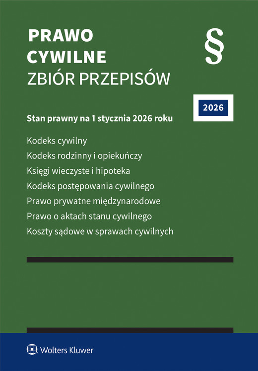 okładka Prawo cywilne. Zbiór przepisów. 2026 książka | Opracowanie zbiorowe