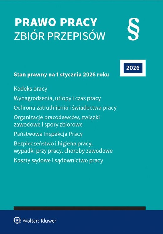 okładka Prawo pracy. Zbiór przepisów. 2026 książka | Opracowanie zbiorowe