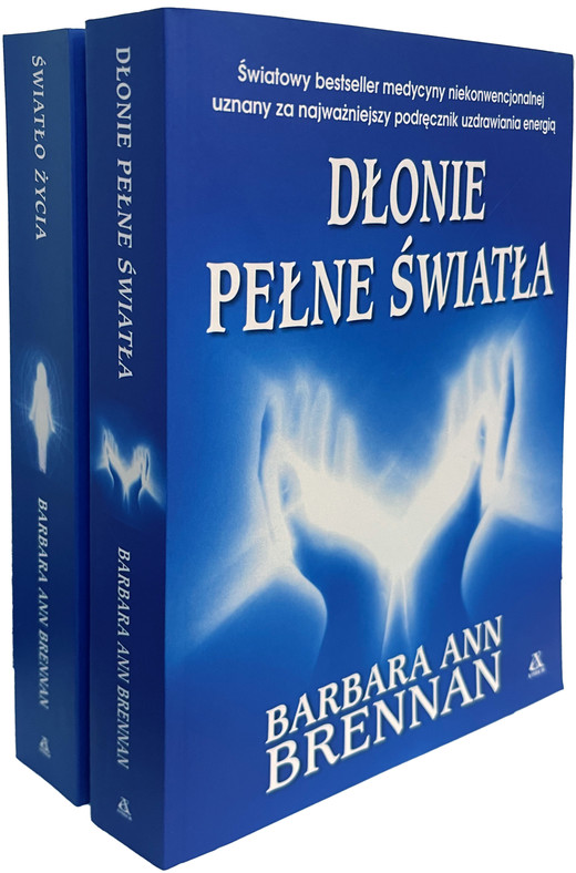 okładka Pakiet Dłonie pełne światła. Podręcznik uzdrawiania energią / Światło życia. Metody wyzwalania uzdrawiającej energii książka | Barbara Ann Brennan
