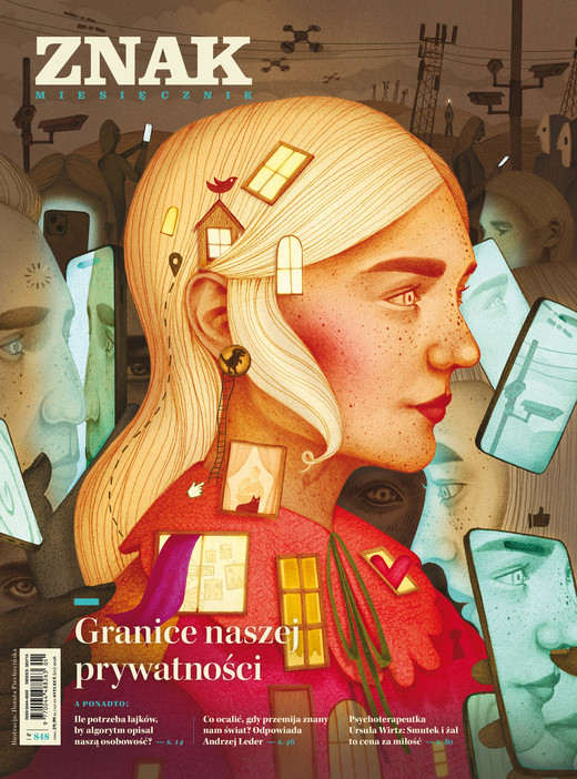 okładka Miesięcznik ZNAK 848 (01/2026) - Granice naszej prywatności książka | Autor zbiorowy