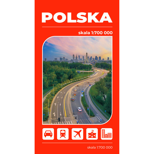 okładka Polska 1:700 000 książka | Opracowanie zbiorowe