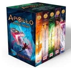 okładka Pakiet Apollo i boskie próby książka | Rick Riordan