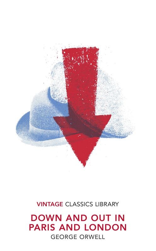 okładka Down and Out in Paris and London wer. angielska książka | George Orwell