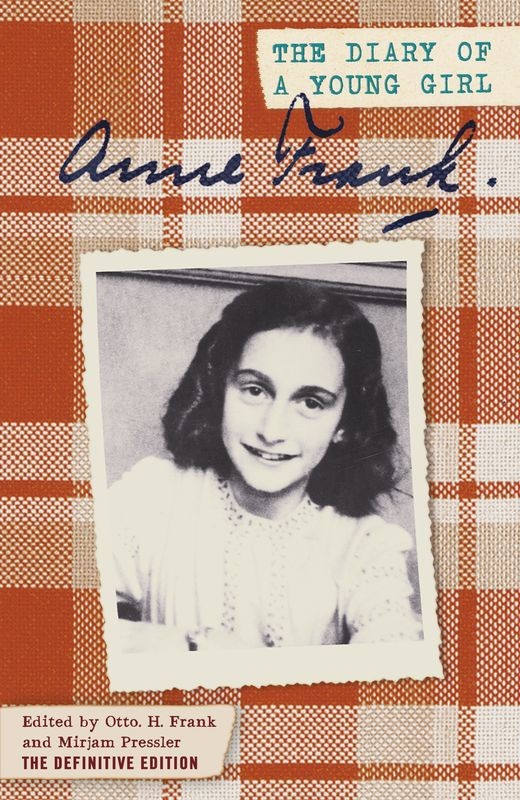 okładka The Diary of a Young Girl wer. angielska książka | Anne Frank