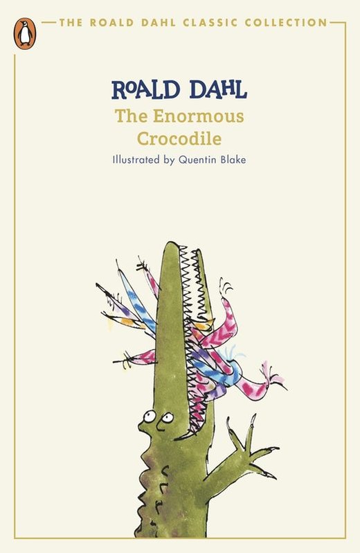 okładka The Enormous Crocodile wer. angielska książka | Roald Dahl