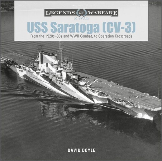 okładka USS Saratoga (CV-3) książka | David Doyle