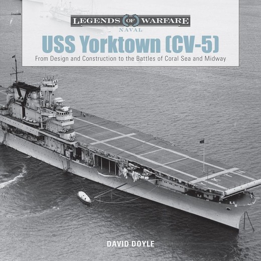 okładka USS Yorktown (CV-5) książka | David Doyle