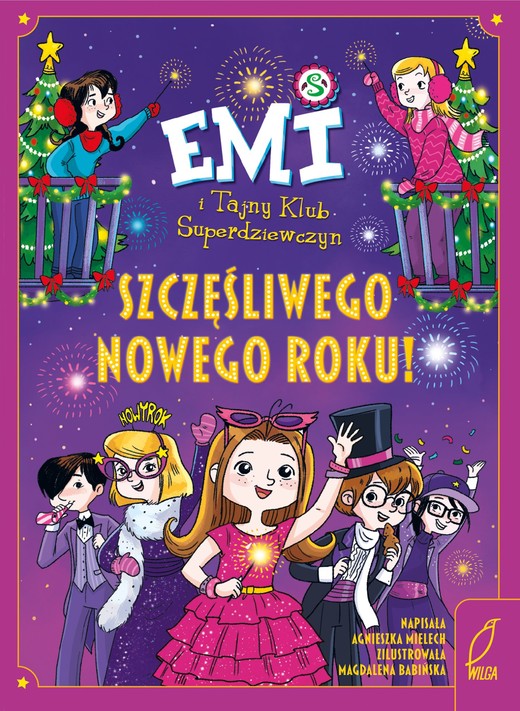 okładka Emi i Tajny Klub Superdziewczyn. Szczęśliwego Nowego Roku ebook | epub, mobi | Agnieszka Mielech
