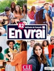 okładka En vrai podręcznik A2 książka | Praca Zbiorowa