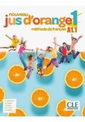 okładka Jus d'orange nouveau 1 A1.1 podręcznik + DVD ROM książka | Adrien Payet, Adrian Cabrera, Emili, Isabel Rubio