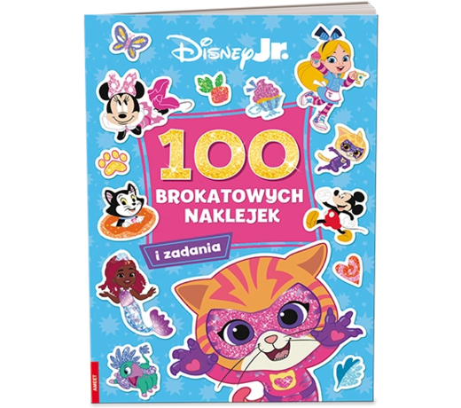 okładka Disney Mix 100 brokatowych naklejek NB-9112 książka | Opracowanie zbiorowe