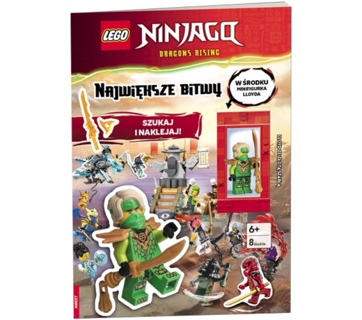 okładka Lego Ninjago Największe bitwy MSF-6701 książka | Opracowanie zbiorowe