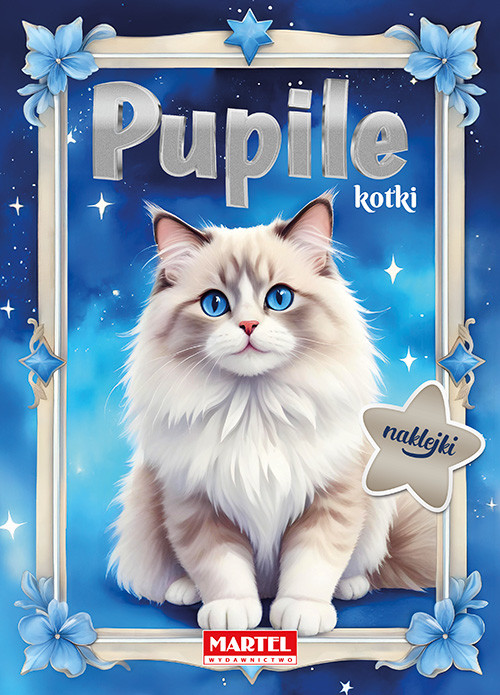 okładka Pupile. Kotki z naklejkami książka | Agata Niemirska