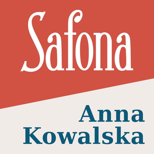 okładka Safona audiobook | MP3 | Anna Kowalska