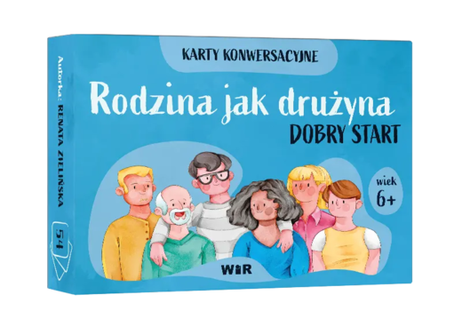 okładka Rodzina jak drużyna Dobry start Karty konwersacyjne dla dzieci w wieku 6+ książka | Renata Zielińska