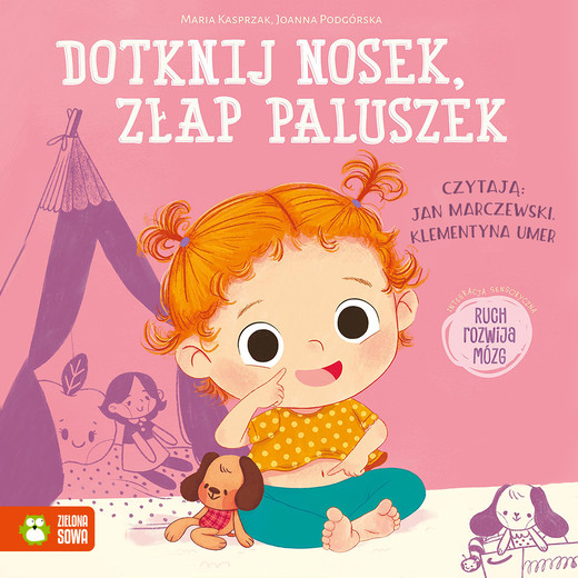 okładka Dotknij nosek, złap paluszek audiobook | MP3 | Maria Kasprzak, Joanna Podgórska