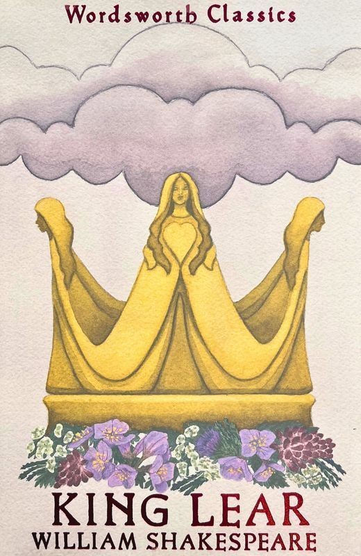 okładka King Lear. Wordsworth Classics wer. angielska książka | William Shakespeare