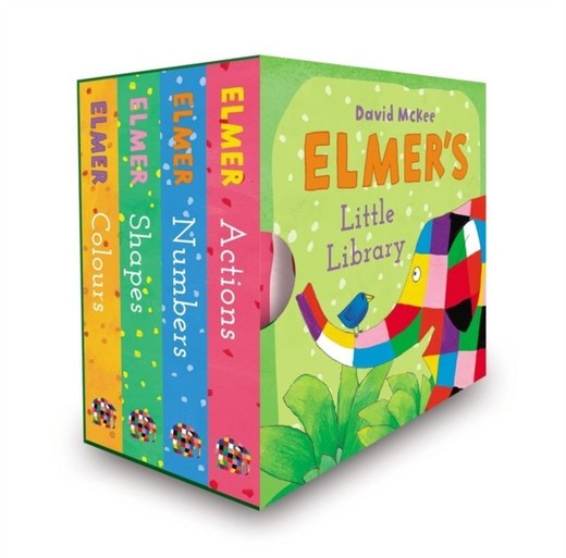 okładka Elmer’s Little Library książka | McKee David