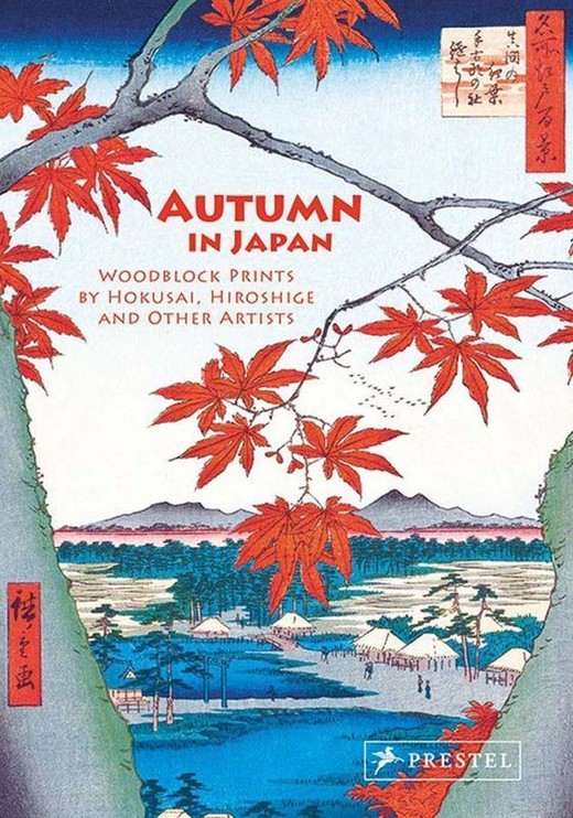 okładka Autumn in Japan. Woodblock Prints by Hokusai, Hiroshige and Other Artists (accordion-fold edition) książka